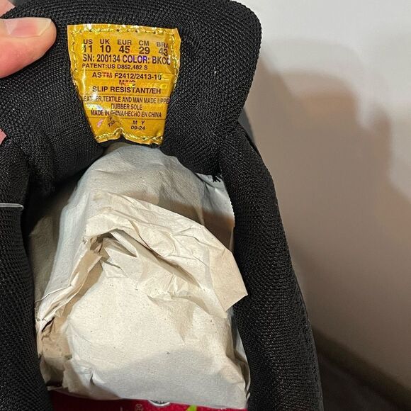 Sketcher’s Men’s Work Footwear Size 11 Black/Charcoal NWT - Picture 12 of 16